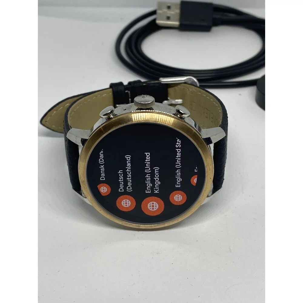 Fossil Gen 4 Authentic Digital Dial Smart Watch Custom Band FTW6016 AB159